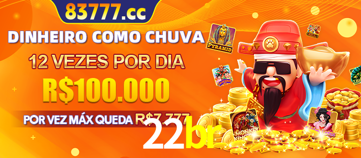Banner do programa de recompensas Recomende para amigos do 22br, detalhando os bônus por convidar amigos, com prêmios que chegam a R$288.888.
